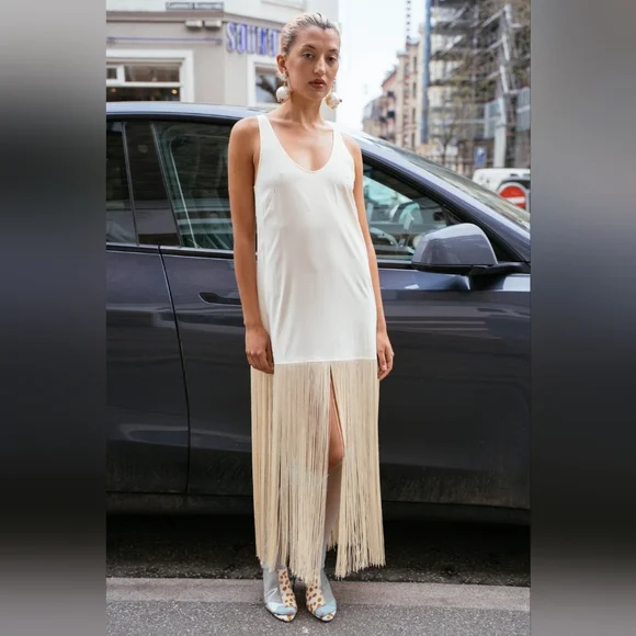 Mr. Larkin Tassel Slip Dress - Picture 6 of 10